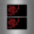 r3656 2x drapeau raven rge noir B