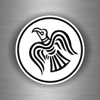 r3658 raven rond fond blanc B