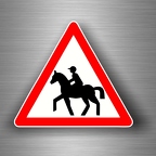 r3530 attention chevaux triangle B