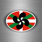 r3465 oval croix baskflag B