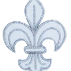 fleur de lys blanc