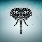 r3281 elephant tribal n T