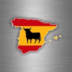 r3294 espagne carte taureau B