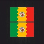 3033 2x drapeau Los Angeles B