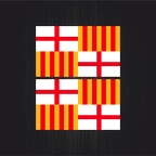 3038 2x drapeau Barcelone B