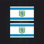 3042 2x drapeau Jerusalem B