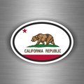 3067 califronia flag oval B