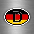 3068 all flag oval B