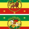 r2720 2 drapeaux empire ethiopie B