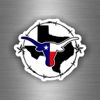 r2761 texas bull flag B