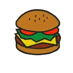 D82  patch hamburger