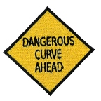 patch  dangerous curve ahead C58