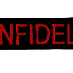 patch  infidel noir rouge C47