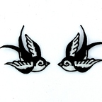 D18 Patch  DEUX OISEAUX
