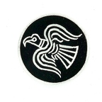 D25 Patch  RAVEN BLACK ROND