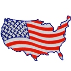 D26 Patch  USA MAP