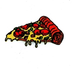 D37 Patch  PIZZA SLICE