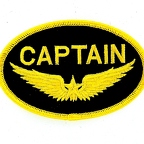D52 Patch  CAPTAIN AVIATION