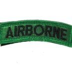 D54 Patch  AIRBORN CURVED VELCRO