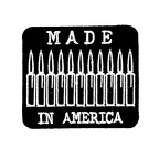 D61 Patch  MADE IN AMERICA BLACK