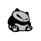 Patch panda noir C169