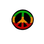 Patch peace rasta C162