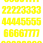 r1443 planche numero jaune