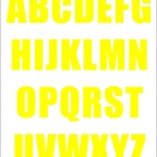 r1449 planche alphabet jaune
