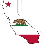 r1545 califorinia flag map