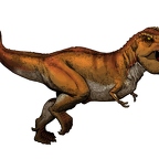 r1568 Tyranosaure marron