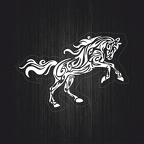 r1779 horse tribal blc