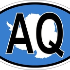 r7010 Oval flag Antarctique