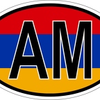 r7015 Oval flag Armenie