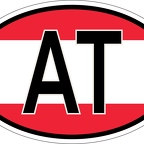 r7018 Oval flag Autriche