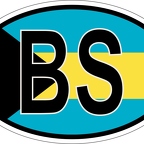 r7020 Oval flag Bahamas