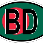 r7022 Oval flag Bangladesh