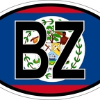 r7026 Oval flag Belize