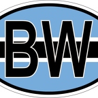 r7033 Oval flag Botswana