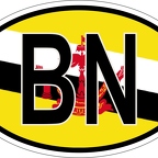 r7036 Oval flag Brunei