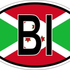 r7039 Oval flag Burundi