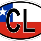 r7045 Oval flag Chili
