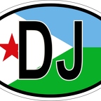 r7063 Oval flag Djibouti