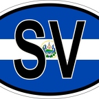 r7067 Oval flag El Salvador