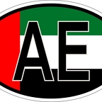 r7068 Oval flag EAU