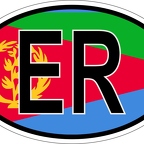 r7070 Oval flag Erythree