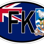 r7075 Oval flag Falkland