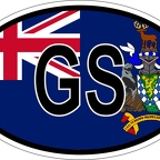r7083 Oval flag Georgie du sud