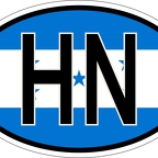r7100 Oval flag Honduras