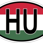 r7102 Oval flag Hongrie