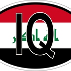 r7111 Oval flag Iraq
